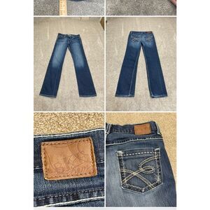 Buckle Bke womens drew bootcut jeans sz 28x31.5 9” rise blue jeans retro Y2K